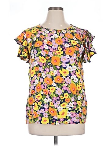 Haptics Short Sleeve Blouse (view 1)