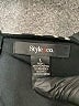 Style&Co Black 3/4 Sleeve Blouse Size L - photo 7