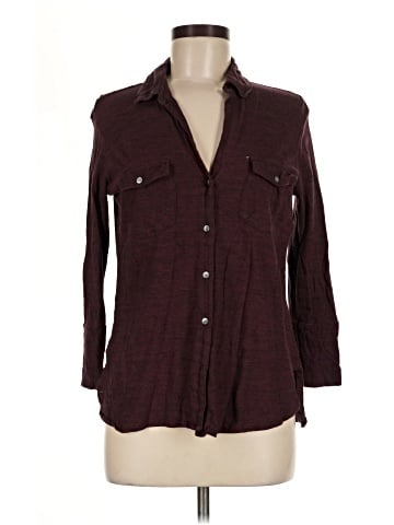 James Perse 3/4 Sleeve Button-Down Shirt (view 1)