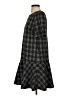 Ann Taylor LOFT Houndstooth Black Casual Dress Size S - photo 5