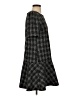 Ann Taylor LOFT Houndstooth Black Casual Dress Size S - photo 4