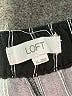 Ann Taylor LOFT Stripes Black Casual Pants Size XL - photo 7