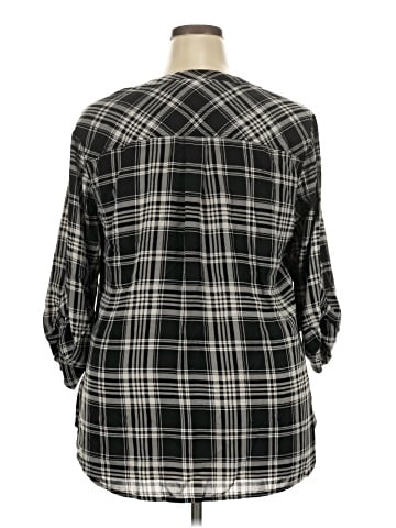 Torrid 3/4 Sleeve Button-Down Shirt (view 2)