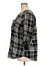 Torrid Plaid Black 3/4 Sleeve Button-Down Shirt Size 2X Plus (2) - photo 5
