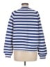 Boden 100% Cotton Stripes Blue Pullover Sweater Size M - photo 2