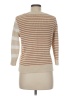 Tribal 100% Cotton Stripes Tan Pullover Sweater Size M - photo 2