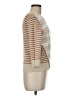 Tribal 100% Cotton Stripes Tan Pullover Sweater Size M - photo 4