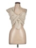 Just BEE Queen 100% Cotton Tan Sleeveless Top Size L - photo 1