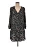 Veronica Beard 100% Silk Floral Black Casual Dress Size 6 - photo 1