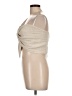 Just BEE Queen 100% Cotton Tan Sleeveless Top Size L - photo 5