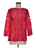 Carlisle Red 3/4 Sleeve Blouse Size 6 - photo 1