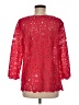 Carlisle Red 3/4 Sleeve Blouse Size 6 - photo 2