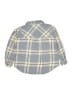 Zara Plaid Gray Blue Long Sleeve Button-Down Shirt Size 11 - 12 - photo 2