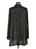 J.Jill Metallic Gray Long Sleeve Blouse Size M - photo 2