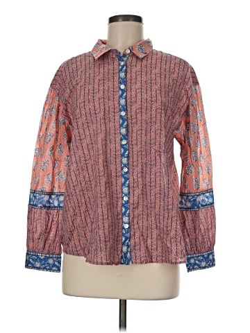 Purejill Long Sleeve Button-Down Shirt (view 1)
