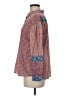 Purejill Paisley Orange Long Sleeve Button-Down Shirt Size Med Petite - photo 5