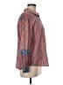 Purejill Paisley Orange Long Sleeve Button-Down Shirt Size Med Petite - photo 4