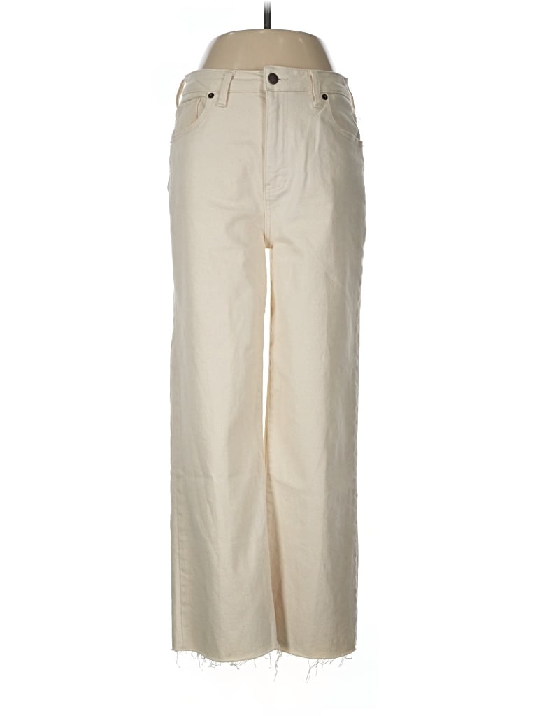 Pre-owned Oliver Logan Jeans In Ivory