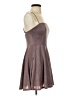 Windsor Metallic Brown Cocktail Dress Size S - photo 4