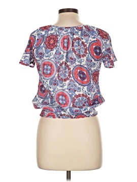 Sag Harbor Short Sleeve Blouse (view 2)