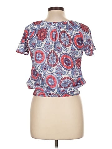 Sag Harbor Short Sleeve Blouse (view 2)