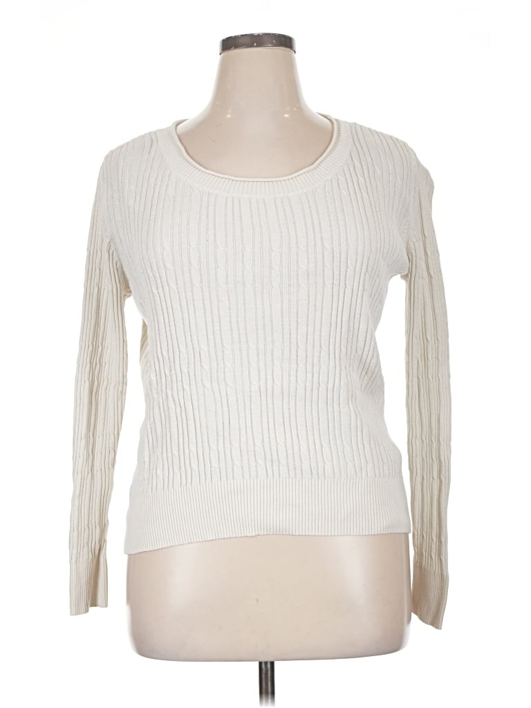 Pre-owned St. John's Bay Pullover Sweater In Ivory