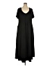 Shein Solid Black Casual Dress Size 4XL - photo 1