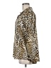 Maison d' Amelie Animal Print Gold Long Sleeve Blouse Size M - photo 5