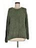 Blu Pepper 100% Cotton Solid Green Pullover Sweater Size M - photo 1