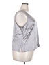 Hillard & Hanson Silver Sleeveless Blouse Size 2X - photo 4