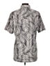 Vuori Chevron-herringbone Gray Short Sleeve Button-Down Shirt Size L - photo 2