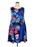 Assorted Brands Tropical Blue Casual Dress Size 3X - photo 1
