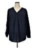 Worthington Blue Long Sleeve Blouse Size 1X - photo 1