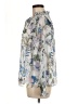 Halogen 100% Polyester Floral Ivory Long Sleeve Blouse Size M - photo 5
