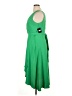 DKNY 100% Polyester Solid Green Cocktail Dress Size 14 - photo 5