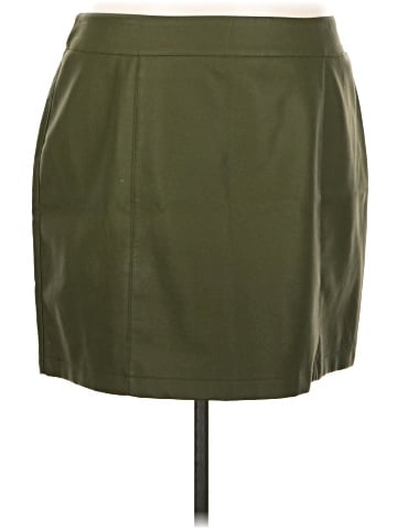 Forever 21 Plus Faux Leather Skirt (view 1)