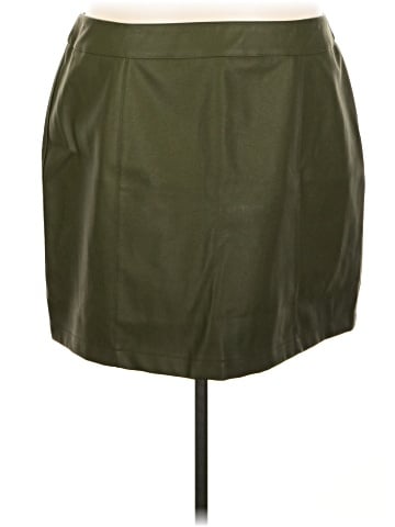 Forever 21 Plus Faux Leather Skirt (view 1)