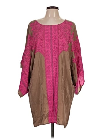 Twelfth Street by Cynthia Vincent 3/4 Sleeve Silk Top (view 1)