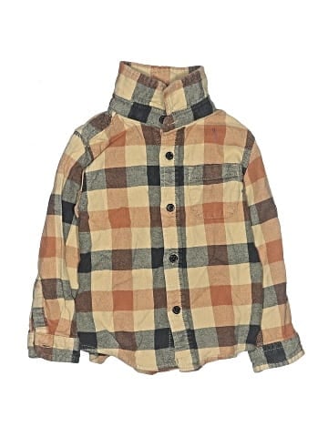 Cat & Jack Long Sleeve Button-Down Shirt (view 1)