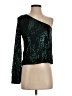 Valija 100% Polyester Teal 3/4 Sleeve Top Size S - photo 1