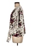 LUQ 100% Rayon Floral Ivory 3/4 Sleeve Blouse Size M - photo 5