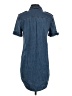 Equipment Blue Casual Dress Size S - photo 2