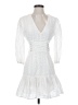 Glamorous 100% Cotton White Cocktail Dress Size 4 - photo 1
