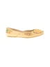 Anne Michelle Floral Gold Flats Size 7 - photo 1