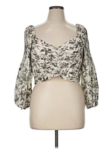 Express 3/4 Sleeve Blouse (view 1)