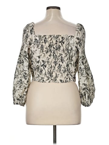 Express 3/4 Sleeve Blouse (view 2)