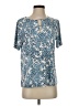 MICHAEL Michael Kors Blue Short Sleeve Blouse Size S - photo 1