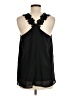 Japna 100% Polyester Black Sleeveless Blouse Size M - photo 2