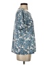 MICHAEL Michael Kors Blue Short Sleeve Blouse Size S - photo 4