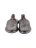 Prada 100% Leather Silver Cracked Leather Flats Size EU 37 - photo 2